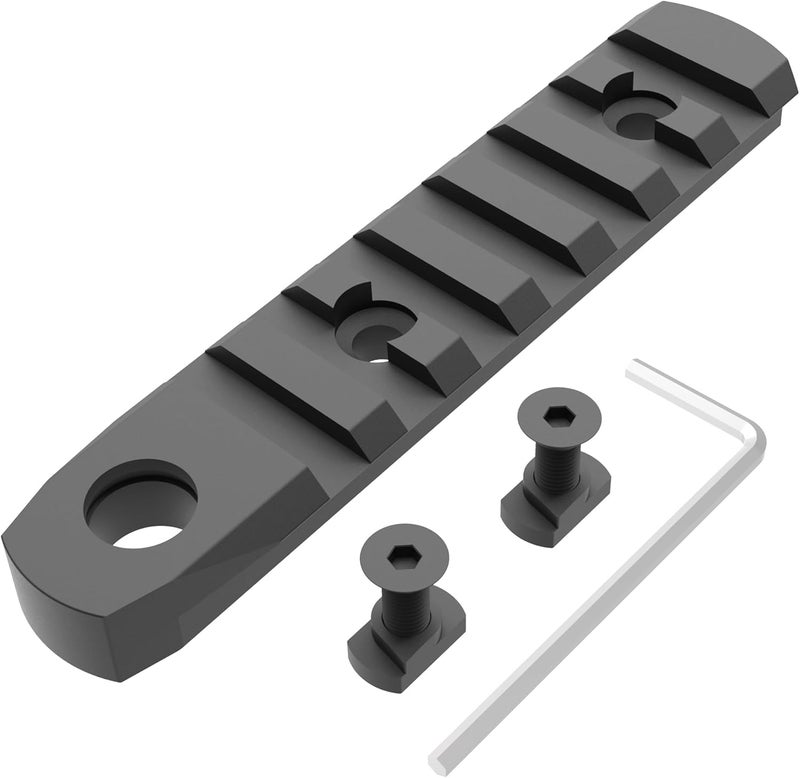 TPO 4-Slot, 7-Slot Aluminum Mlok Picatinny Rail Mount, T-Nuts & Screws & Hex Wrench Included (MK4, MK7) - Image 1